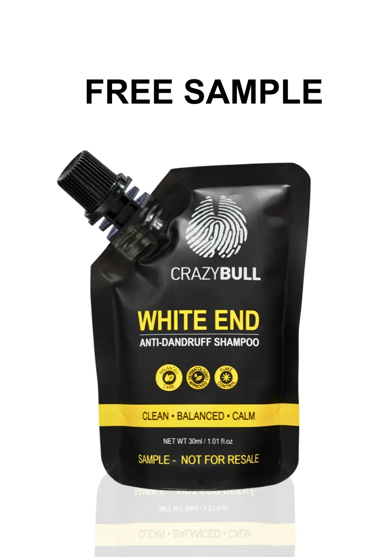 White End Anti-Dandruff Shampoo - 30ml Sample Sachet
